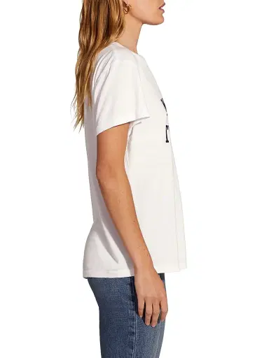 Favorite Daughter Women's ''Mom Of The Year'' Classic Collegiate T-Shirt - White Navy - Size XS | Thumbnail 4 Favorite Daughter Women's ''Mom Of The Year'' Classic Collegiate T-Shirt - White Navy - Size XS | Thumbnail 4