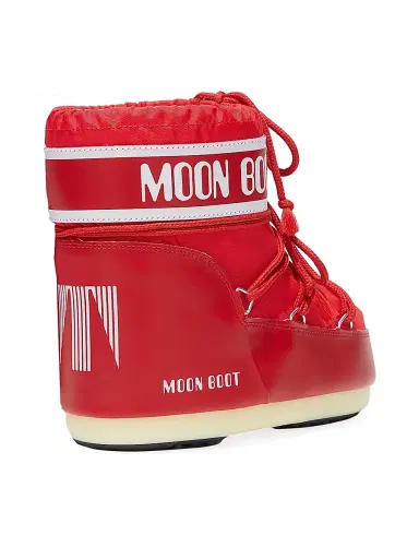 Moon Boot Men's Unisex Icon Low 2 Snowboots - Red - Size 4.5 | Thumbnail 2