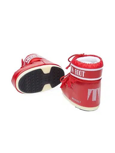 Moon Boot Men's Unisex Icon Low 2 Snowboots - Red - Size 4.5 | Thumbnail 3