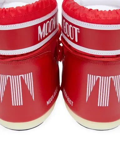 Moon Boot Men's Unisex Icon Low 2 Snowboots - Red - Size 4.5 | Thumbnail 4