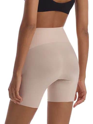 Commando Women's Zone Smoothing Shorts - Beige - Size XL | Thumbnail 3
