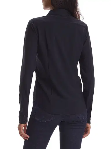 Commando Women's Classic Button-Down Shirt - Black - Size XS | Thumbnail 4