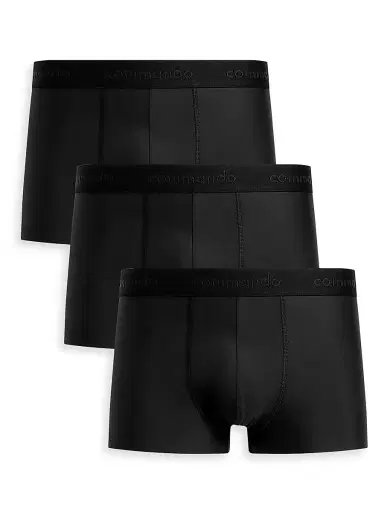 Commando Men's Classic Microfiber Trunks 3-Pack | Thumbnail 1 Commando Men's Classic Microfiber Trunks 3-Pack | Thumbnail 1