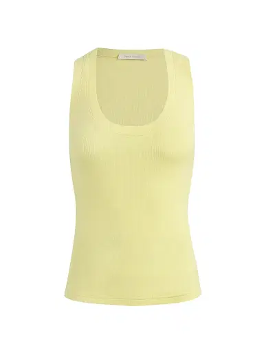 Favorite Daughter Women's Scoopneck Rib-Knit Tank - White - Size XL | Thumbnail 1 Favorite Daughter Women's Scoopneck Rib-Knit Tank - White - Size XL | Thumbnail 1