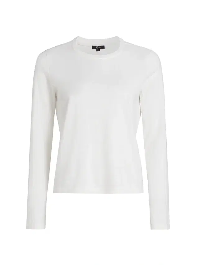 Rails Women's Cotton-Cashmere Long-Sleeve T-Shirt - White