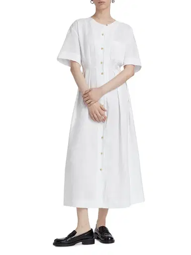Jenni Kayne Women's Day Linen Midi-Dress - White - Size XL | Thumbnail 2 Jenni Kayne Women's Day Linen Midi-Dress - White - Size XL | Thumbnail 2