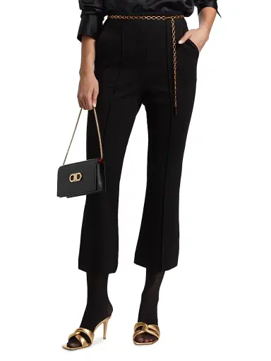 Favorite Daughter Women's The Alissa Tailored Pants - Black - Size 8 | Thumbnail 3