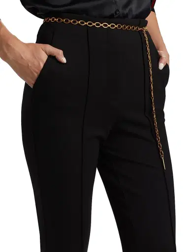 Favorite Daughter Women's The Alissa Tailored Pants - Black - Size 8 | Thumbnail 6