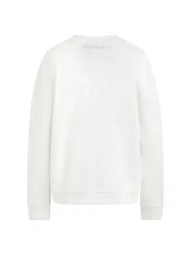 Favorite Daughter Women's ''Mom Of The Year'' Cotton-Blend Sweatshirt - White Wisteria - Size XS | Thumbnail 3