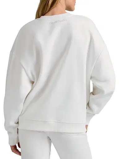 Favorite Daughter Women's ''Mom Of The Year'' Cotton-Blend Sweatshirt - White Wisteria - Size XS | Thumbnail 6