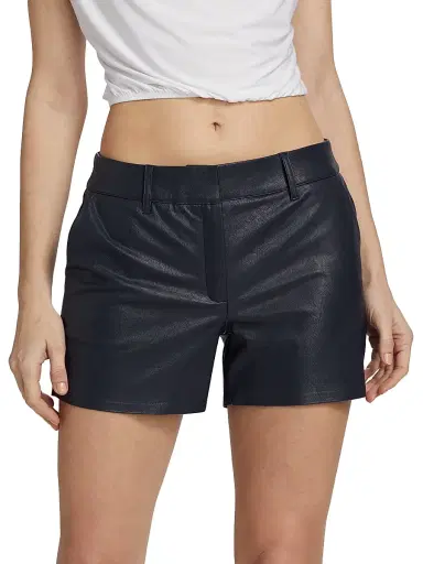 Commando Women's Faux-Leather Tailored Shorts | Thumbnail 3 Commando Women's Faux-Leather Tailored Shorts | Thumbnail 3