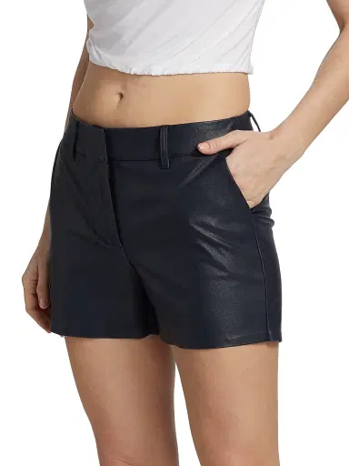 Commando Women's Faux-Leather Tailored Shorts | Thumbnail 4 Commando Women's Faux-Leather Tailored Shorts | Thumbnail 4