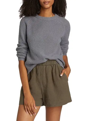Jenni Kayne Women's Cashmere Fisherman Sweater | Thumbnail 3 Jenni Kayne Women's Cashmere Fisherman Sweater | Thumbnail 3