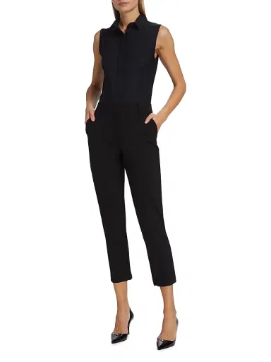 Commando Women's Cropped Neoprene Trousers - Black - Size XL | Thumbnail 2 Commando Women's Cropped Neoprene Trousers - Black - Size XL | Thumbnail 2