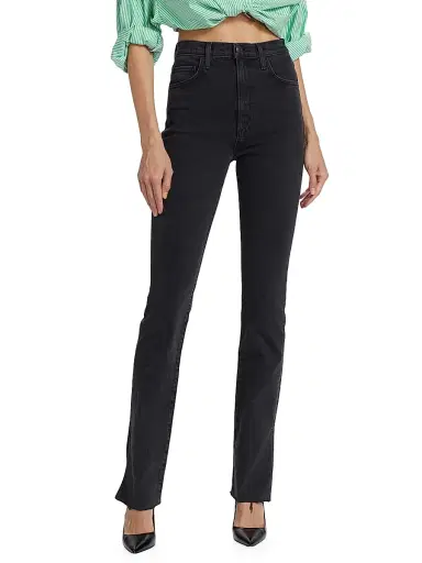 Favorite Daughter Women's Valentina High-Rise Straight-Leg Jeans - Boulder - Size 33 | Thumbnail 3 Favorite Daughter Women's Valentina High-Rise Straight-Leg Jeans - Boulder - Size 33 | Thumbnail 3
