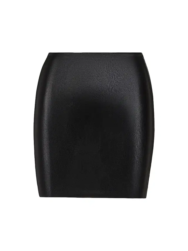 Commando Women's Faux Leather Micro-Miniskirt - Black