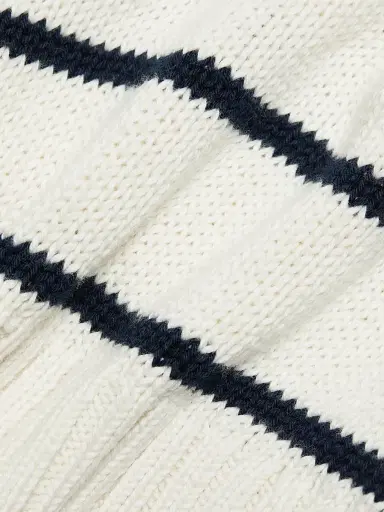 Jenni Kayne Women's Chloe Striped Cotton Crewneck Sweater - Ivory Navy - Size XL | Thumbnail 7 Jenni Kayne Women's Chloe Striped Cotton Crewneck Sweater - Ivory Navy - Size XL | Thumbnail 7