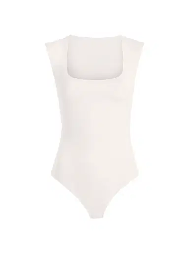 Commando Women's Neoprene Cap-Sleeve Bodysuit - White - Size XL | Thumbnail 1 Commando Women's Neoprene Cap-Sleeve Bodysuit - White - Size XL | Thumbnail 1