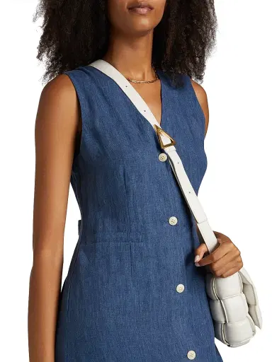 Jenni Kayne Women's Callan Linen Midi-Dress - Chambray - Size XL | Thumbnail 6 Jenni Kayne Women's Callan Linen Midi-Dress - Chambray - Size XL | Thumbnail 6