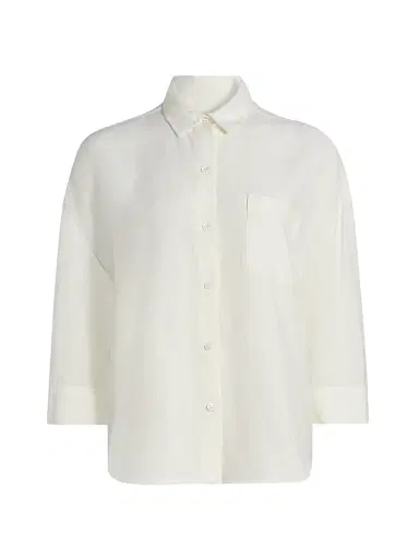 Jenni Kayne Women's Logan Linen Button-Front Shirt - Ivory - Size XL | Thumbnail 1 Jenni Kayne Women's Logan Linen Button-Front Shirt - Ivory - Size XL | Thumbnail 1