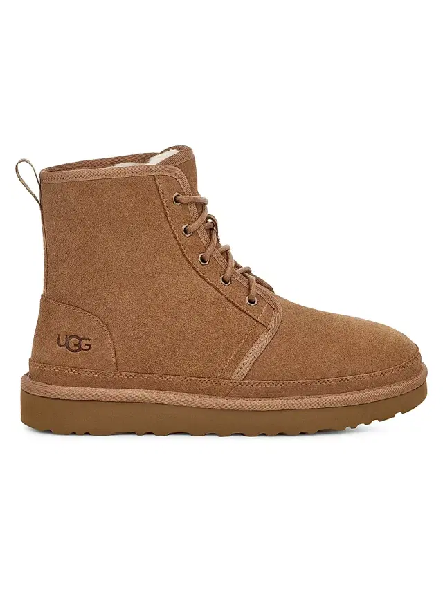 Men's Unisex Neumel Suede High-Top Chukka Boots - Chestnut