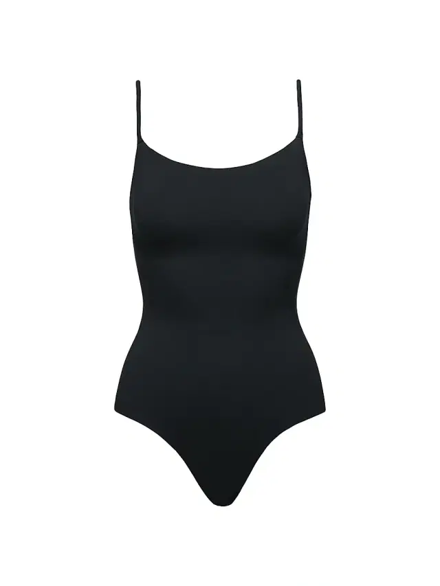 Women's Neoprene Cami Bodysuit - Black