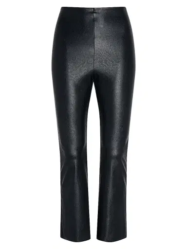 Commando Women's Faux Leather Crop Flare Pant | Thumbnail 1 Commando Women's Faux Leather Crop Flare Pant | Thumbnail 1