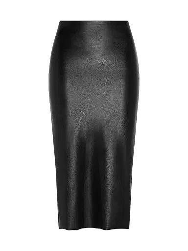 Commando Women's Faux-Leather Pencil Skirt - Black - Size XL | Thumbnail 1 Commando Women's Faux-Leather Pencil Skirt - Black - Size XL | Thumbnail 1