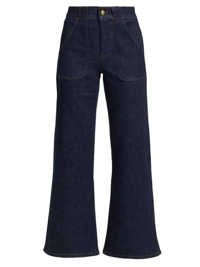 FRAME Women's Modern Pocket Mid-Rise Jeans - Rinse