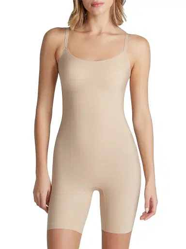 Commando Women's Zone Smoothing Stretch Bodysuit - Beige - Size Large | Thumbnail 3