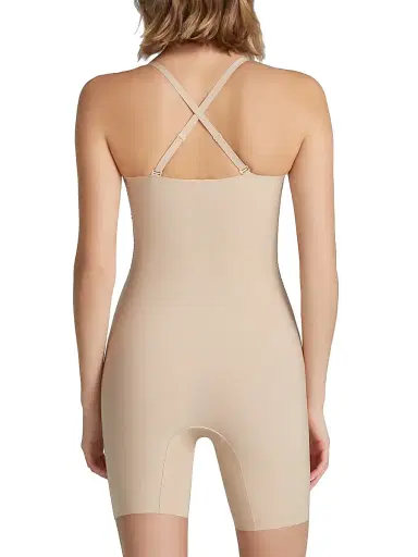 Commando Women's Zone Smoothing Stretch Bodysuit - Beige - Size Large | Thumbnail 5