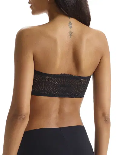 Commando Women's Butter Lace Bandeau - Black | Thumbnail 4