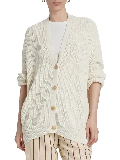 Jenni Kayne Women's Cotton Cocoon Cardigan - Ivory - Size XL | Thumbnail 3 Jenni Kayne Women's Cotton Cocoon Cardigan - Ivory - Size XL | Thumbnail 3