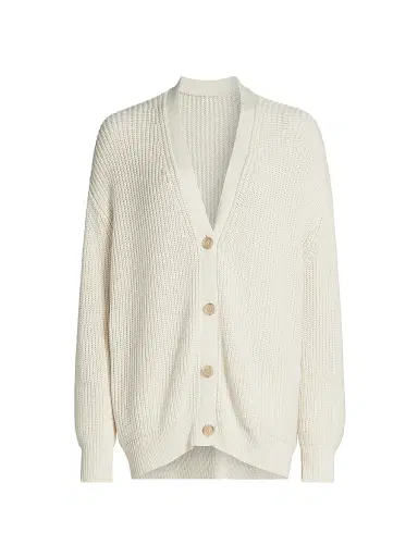 Jenni Kayne Women's Cotton Cocoon Cardigan - Ivory - Size XL | Thumbnail 1 Jenni Kayne Women's Cotton Cocoon Cardigan - Ivory - Size XL | Thumbnail 1