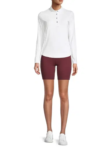 Greyson Women's Long-Sleeve Knit Polo Top - White - Size XL | Thumbnail 2 Greyson Women's Long-Sleeve Knit Polo Top - White - Size XL | Thumbnail 2
