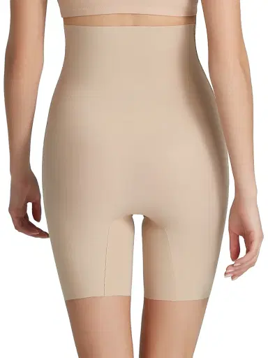 Commando Women's Zone Smoothing High-Waisted Shorts - Beige - Size XL | Thumbnail 4 Commando Women's Zone Smoothing High-Waisted Shorts - Beige - Size XL | Thumbnail 4