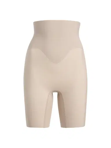 Commando Women's Zone Smoothing High-Waisted Shorts - Beige - Size XL | Thumbnail 1 Commando Women's Zone Smoothing High-Waisted Shorts - Beige - Size XL | Thumbnail 1