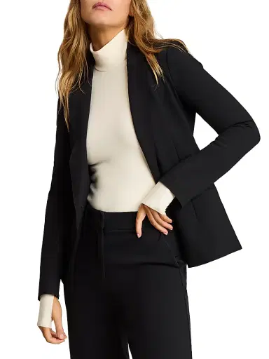 Commando Women's CEO Single-Breasted Blazer - Black - Size XL | Thumbnail 3