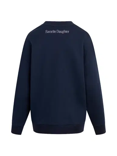 Favorite Daughter Women's Go Sports Cotton-Blend Sweatshirt - Navy - Size XS | Thumbnail 3 Favorite Daughter Women's Go Sports Cotton-Blend Sweatshirt - Navy - Size XS | Thumbnail 3