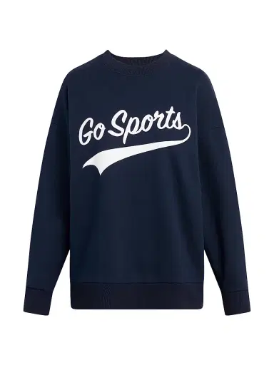 Favorite Daughter Women's Go Sports Cotton-Blend Sweatshirt - Navy - Size XS | Thumbnail 1 Favorite Daughter Women's Go Sports Cotton-Blend Sweatshirt - Navy - Size XS | Thumbnail 1