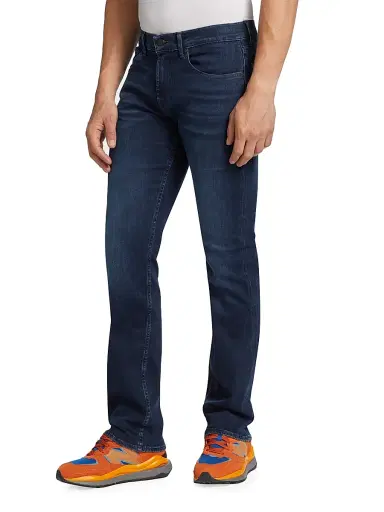 7 For All Mankind Men's The Straight Stretch Jeans - Dark Blue - Size 40 | Thumbnail 4 7 For All Mankind Men's The Straight Stretch Jeans - Dark Blue - Size 40 | Thumbnail 4