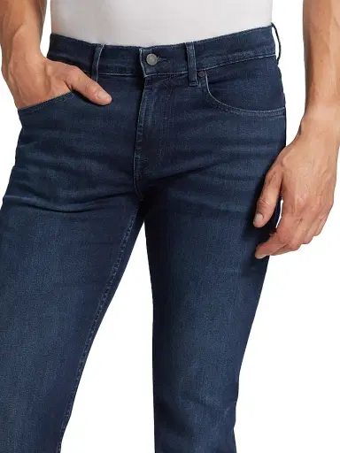 7 For All Mankind Men's The Straight Stretch Jeans - Dark Blue - Size 40 | Thumbnail 6 7 For All Mankind Men's The Straight Stretch Jeans - Dark Blue - Size 40 | Thumbnail 6