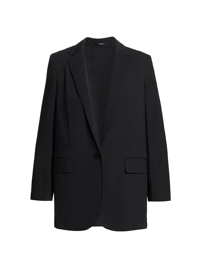 Theory Women's Casual Single-Breasted Blazer - Black
