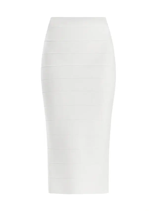 Hervé Léger Women's Icon Bandage Pencil Midi-Skirt - Alabaster