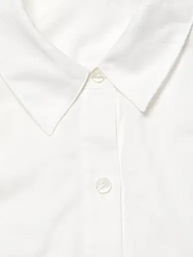 Theory Women's Riduro Organic Cotton Shirt - White 100 | Thumbnail 7