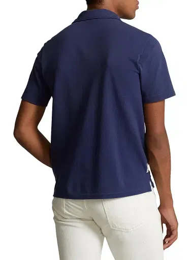 Polo Ralph Lauren Men's Cotton Dual Pocket Shirt - Dark Cobalt | Thumbnail 3 Polo Ralph Lauren Men's Cotton Dual Pocket Shirt - Dark Cobalt | Thumbnail 3