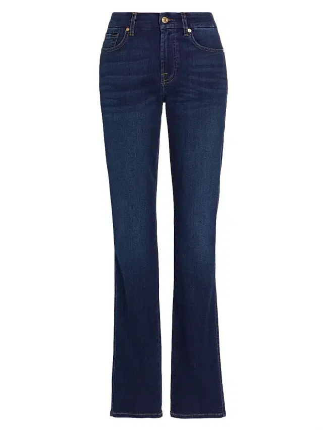 Women's Kimmie High-Rise Stretch Straight-Leg Jeans - Indigo Rinse