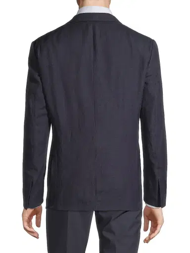 Ralph Lauren Purple Label Men's Kent Linen & Silk Canvas Jacket - Navy - Size 44 | Thumbnail 5 Ralph Lauren Purple Label Men's Kent Linen & Silk Canvas Jacket - Navy - Size 44 | Thumbnail 5