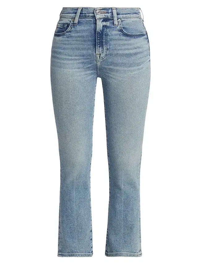 7 For All Mankind Women's Josefina Slim Crop Jeans - Must - Size 30