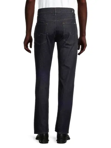 7 For All Mankind Men's Straight-Leg Five-Pocket Jeans - Rinse Blue - Size 40 | Thumbnail 5 7 For All Mankind Men's Straight-Leg Five-Pocket Jeans - Rinse Blue - Size 40 | Thumbnail 5